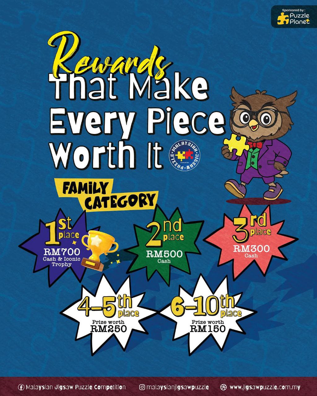 Rewards That Make Every Piece Worth It &mdash; Family category prize breakdown